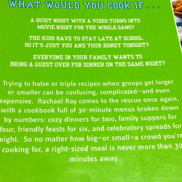 Rachael Rae 2,4,6,8 cookbook - meals for game night or two - Picture 4 of 10